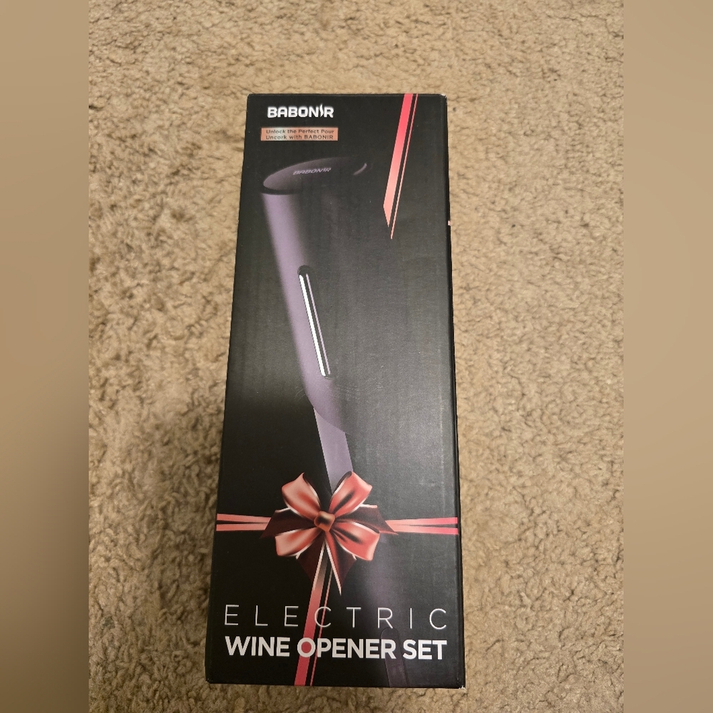 Babonir Electric Wine Opener - Black